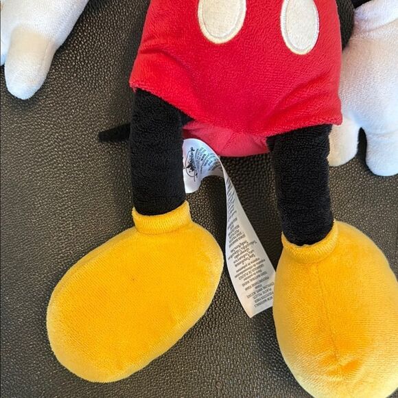 Disney Mickey Mouse Stuffed Animal Black and Red - Picture 4 of 8